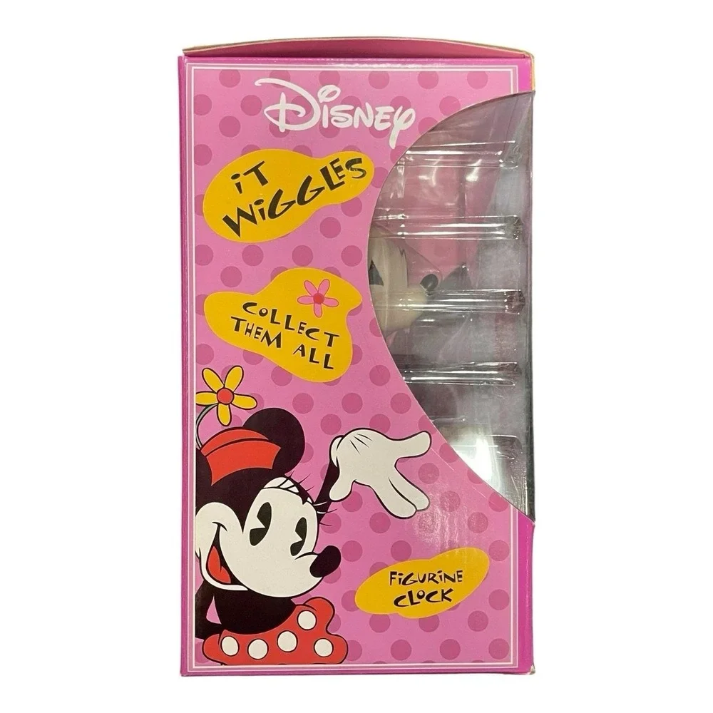 Disney Minnie‎ Mouse Bobble Time Collector's Edition Figurine Clock